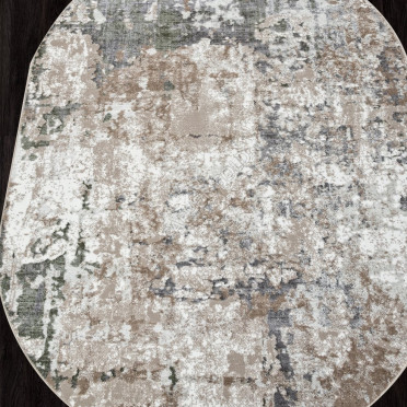 Ковер 01632A - L.GREEN / BEIGE - Овал - коллекция PARADIZE