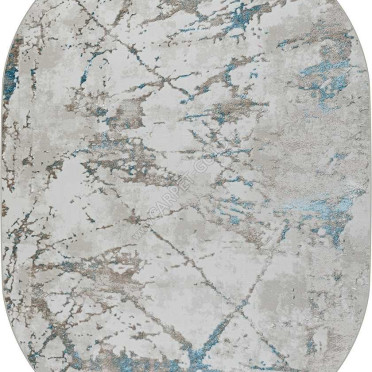 38894A OVAL BLUE FLS / BEIGE FLS Olimpos