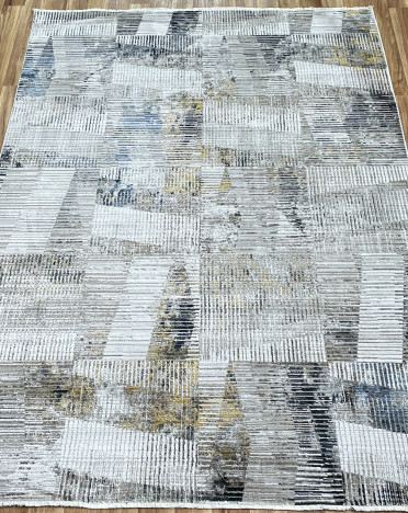 Ковер турецкий EH43B UNIQUE (Акрил - Хлопок, бежевый)