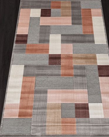 Ковер бельгийский 938533-661651 Genova (Вискоза, серый, коричневый)