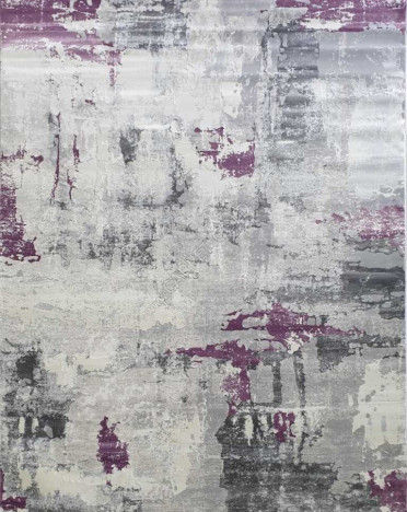 Ковер турецкий 36506A Amatis Reis (Акрил, фиолетовый, серый)