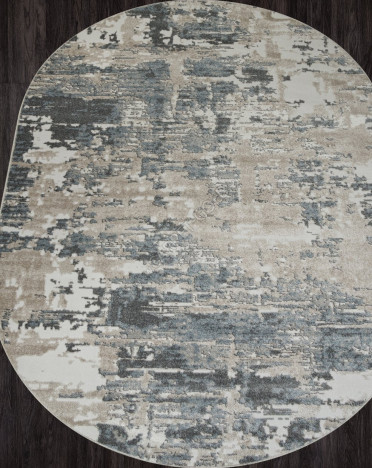 Ковер российский F231 NATUREL (Полипропилен, бежевый, голубой)