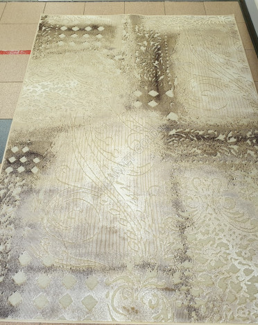 Ковер бельгийский 38230-6262-60 Genova Gold (Вискоза, бежевый, желтый, белый, коричневый)