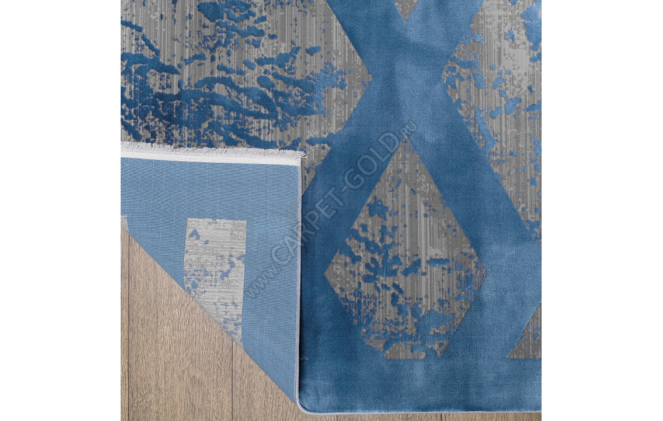 Ковер ДИЗАЙН M570O ЦВЕТ C_DGREY / DBLUE