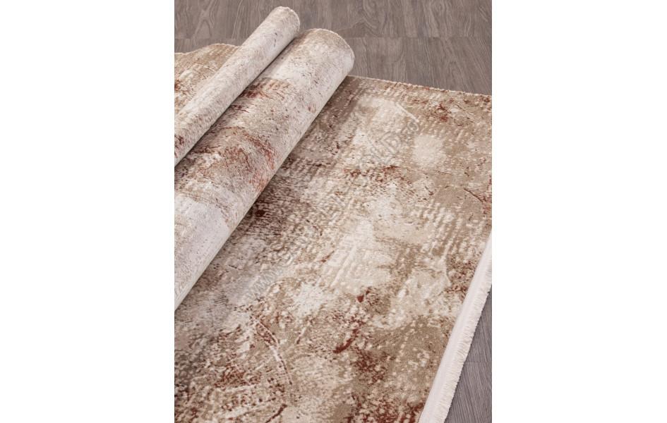 Ковер SI025K - BROWN / BROWN - Прямоугольник - коллекция LISSABON