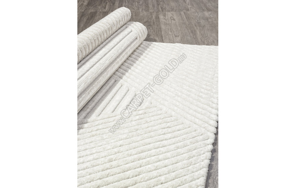 Ковер E132AW - CREAM / CREAM - Прямоугольник - коллекция JUNO